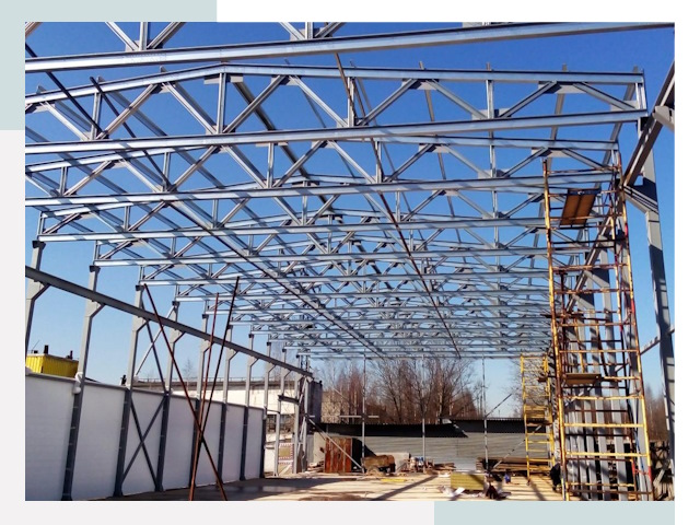 Строительство цехов в Подольск от 625 руб. под ключ