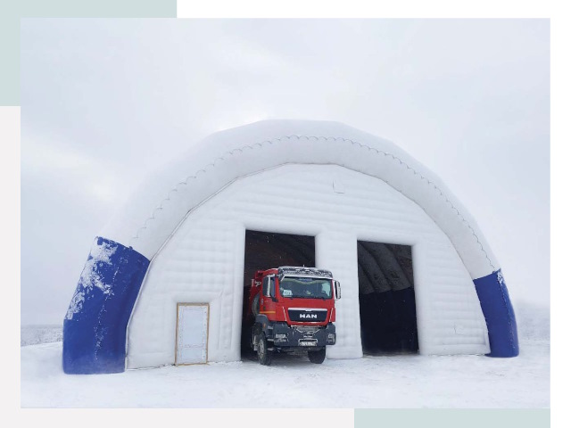 Мобильные ангары в Подольске