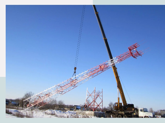 Строительство башен связи в Подольске от 625 руб.