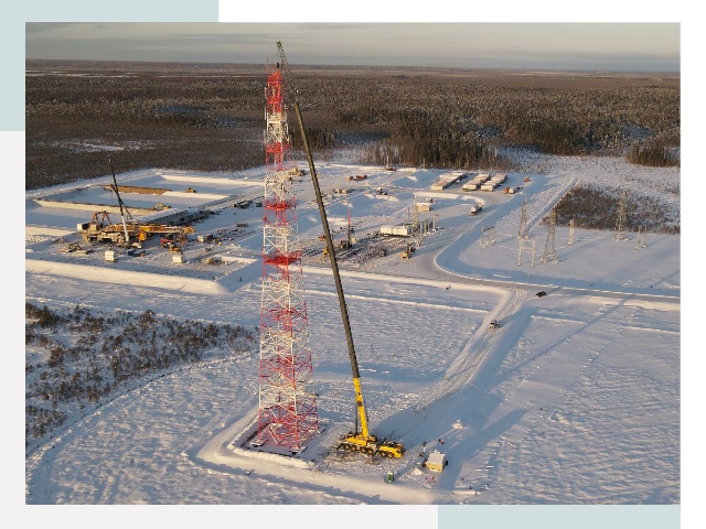 Мачты связи в Подольске