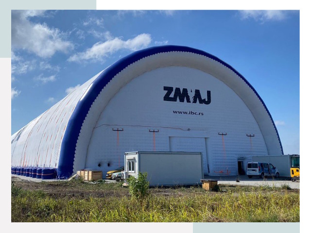 Брендирование ангаров в Подольске