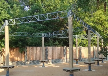 Терраса из металлоконструкций под ключ, проектирование, изготовление и монтаж от СтальСтрой-Пдл